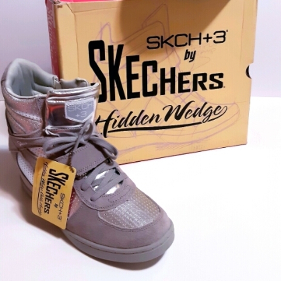 Skechers SKCH+3 "Dunk it" Silver - Picture 1 of 7
